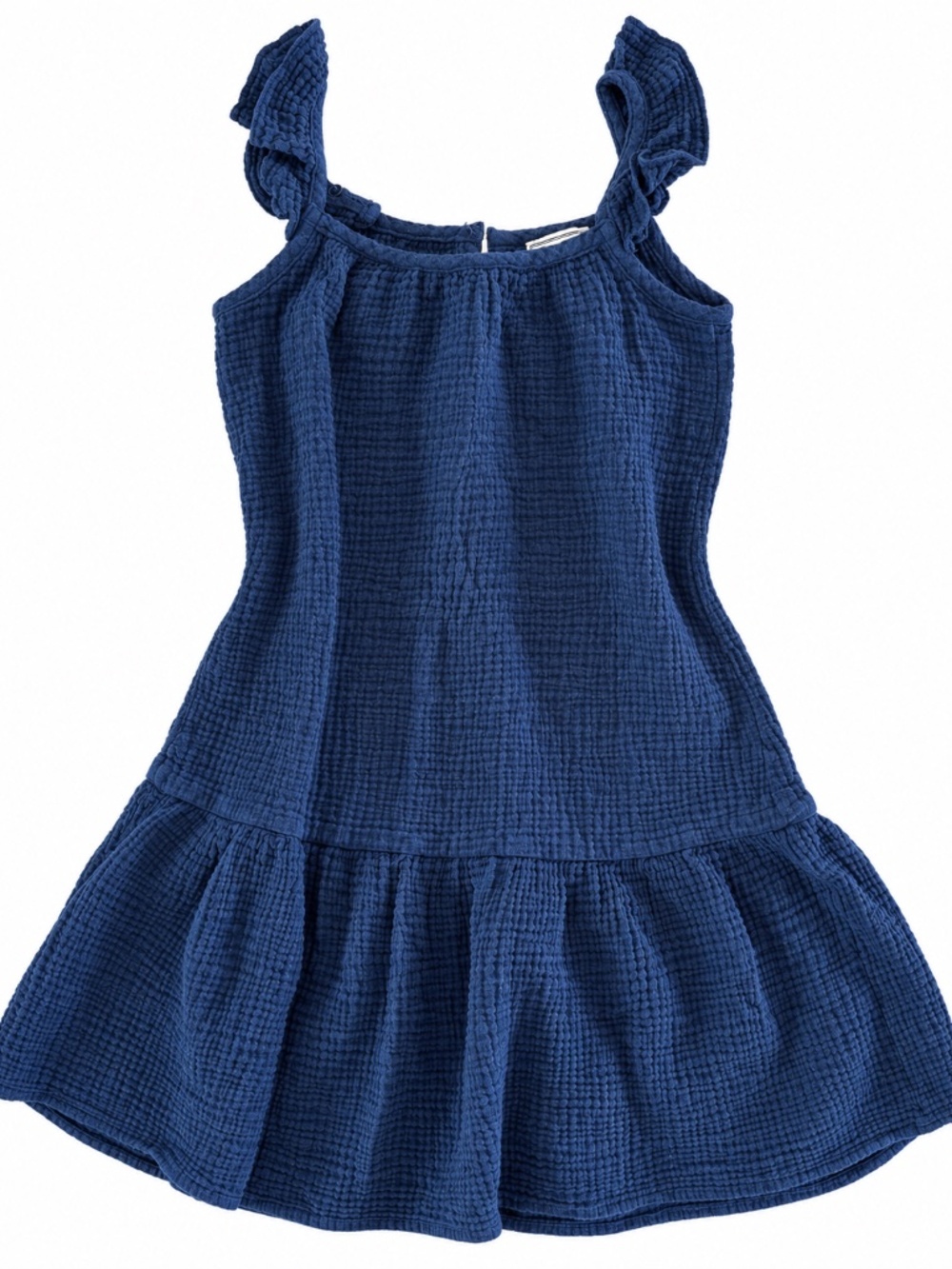 Petite Plume Girls Navy Cotton Gauze Celeste Nightgown Dress Size 7